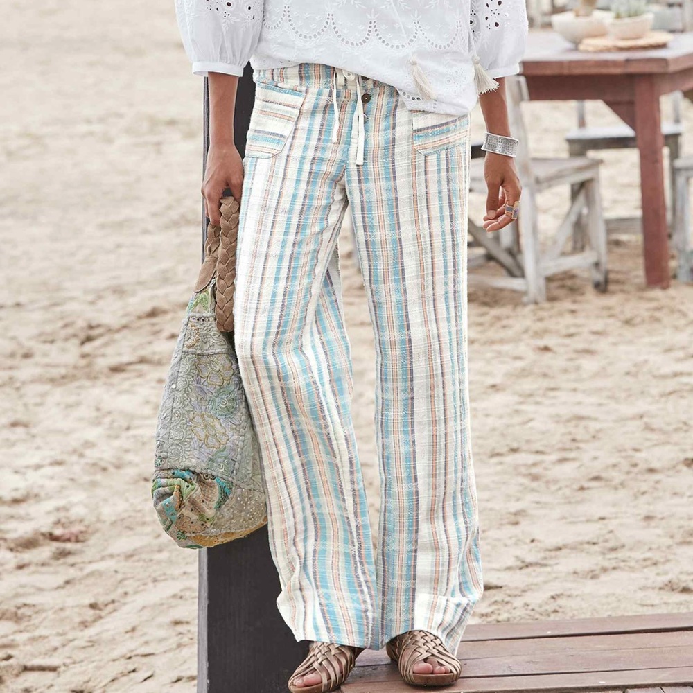 Sundance Gigi Striped Pants Size Small